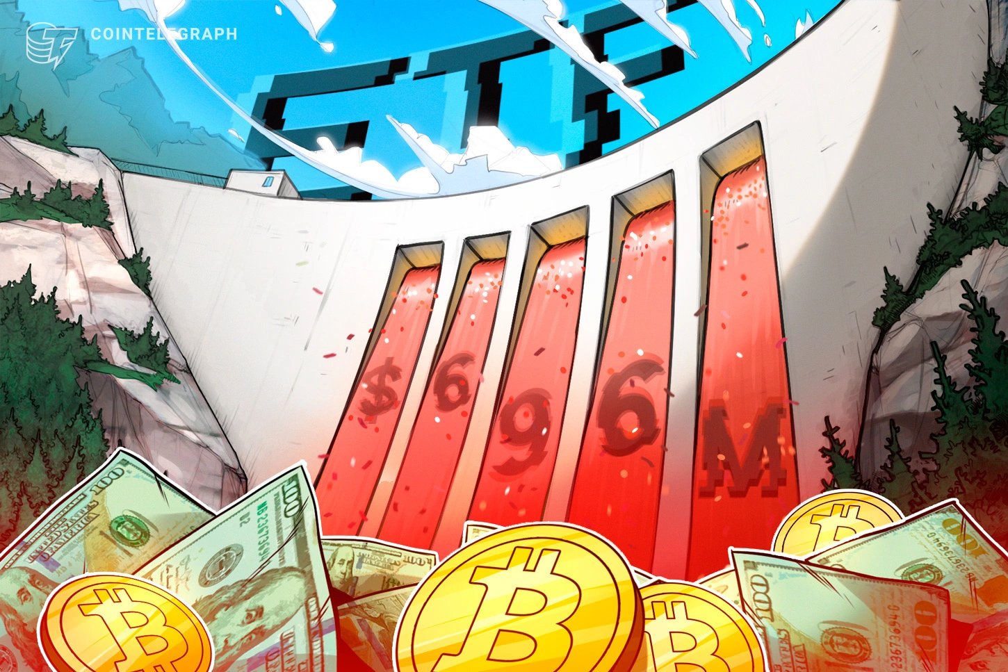 Bitcoin ETFs post June's biggest daily outflows as BTC falls below $60k.